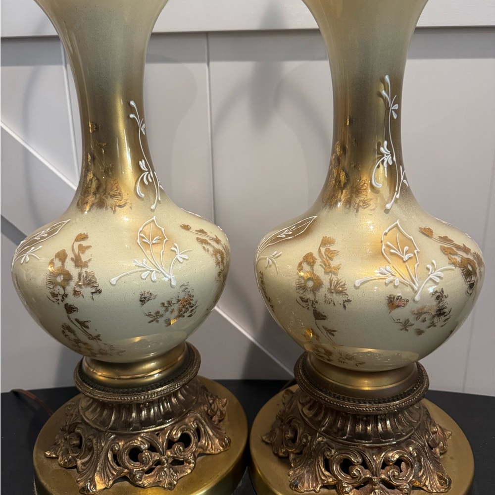 Vintage Lamps set of 2 - Picture 2 of 2